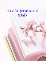 Ôn tập Chương II. Số nguyên