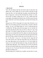 Nghiên cứu đánh giá hiệu quả xử lý nước thải dệt nhuộm bằng vật liệu nanotitandioxit pha tạp (TT)