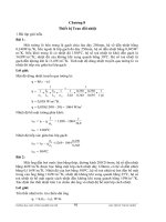 Bài tập thiết bị trao đổi nhiệt có lời giải