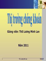 Bài giảng thị trường chứng khoán  phần 7   giới thiệu các tổ chức và hệ thống liên quan đến thị trường