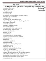 Từ vựng + mẹo làm bài TỔNG hợp ECO 12345   ETS + 600 từ TOEIC   đào mạnh cường