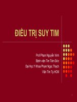 Bài giảng điều trị suy tim   phạm nguyễn vinh