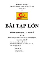 bãi đỗ xe tự động môn vi xủ lý