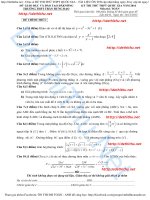 Đề thi thử lần 2 môn toán Trần hưng đạo đăk nông