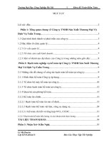 Báo cáo tổng hợp về công tác kế toán tại Công ty TNHH Sản Xuất Thương Mại Và Dịch Vụ Tuấn Trang