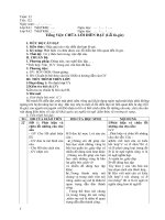 GIÁO ÁN NGỮ VĂN LỚP 8 TUẦN 33 CHUẨN