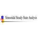 Chapter 9 lý thuyết mạch 1 Sinusoidal SteadyState Analysis