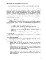 CHƯƠNG 1. GIỚI THIỆU CHUNG VỀ AUTODESK INVENTOR