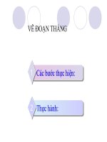 Bài 3: Vẽ đoạn thẳng