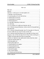 Nghiên cứu khả năng xử lý nước thải sinh hoạt bằng cây rau mương đứng (ludwigia octovalvis (jacq ) l) trong điều kiện thí nghiệm