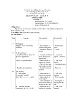 Lesson Plan 4 week 19 period 40