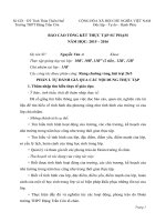 Báo cáo tổng kết thực tập sư phạm