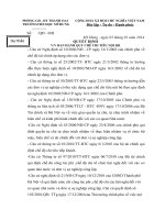 Dự thảo quy chế chi tiêu nội bộ năm 2014