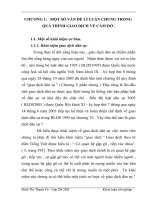 NỘI DUNG của GIAO DỊCH về cầm đồ 