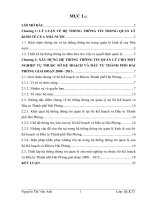 Thiết lập thông tin về đầu tư trực tiếp nước ngoài trong quản lý kinh tế của sở kế hoạch đầu tư 