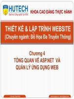 Bài giảng thiết kế và lập trình website  chương 4   tổng quan về ASP