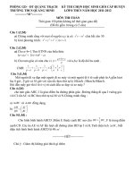 ĐỀ THI CHỌN HỌC SINH GIỎI TOÁN 8