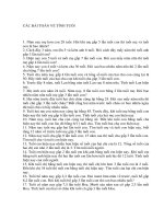 Các bài toán về tính tuổi