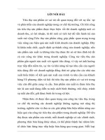 Một số biện pháp nâng cao hiệu quả bán hàng qua đại lý của công ty cao su sao vàng 