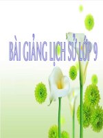 Bài 13. Tổng kết lịch sử thế giới từ sau năm 1945 đến nay