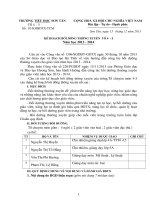 Kê hoach bồi dưỡng TX Tổ 4-5