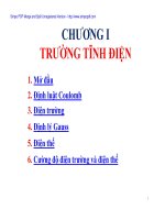 Bài giảng vật lý đại cương 2