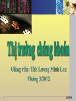 Bài giảng thị trường chứng khoán  phần 2   giới thiệu về thị trường sơ cấp