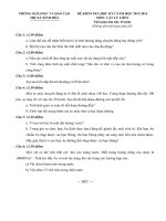 Đề KT HK I Lí 8 năm học 2013 -1024 của PGD Ninh Hòa