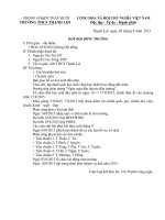 BIÊN BẢN HỌP HỘI ĐỒNG TRƯỜNG