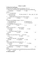 Đề thi IOE lớp 5 vong 17,18 cấp huyện