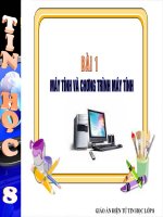 Bài 1. Máy tính và chương trình máy tính.