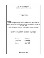 Nghiên cứu đặc điểm phân bố của loài thiết sam giả lá ngắn tại khu bảo tồn thiên nhiên kim hỷ, bắc kạn 