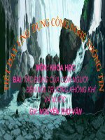 Bài 67. Tác động của con người đến môi trường không khí và nước