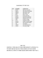 Tổ chức bộ máy kế toán tại công ty TNHH sakura hong ming việt nam 