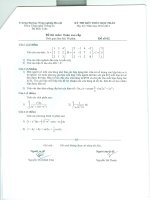 đề thi toán cao cấp phần 2