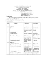 Lesson Plan 5 week 18 period 37