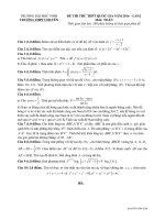 Đề thi thử toán lần 2 chuyên đại học vinh 2016