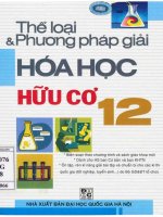 Ebook thể loại và phương pháp giải hóa học hữu cơ 12  phần 1