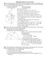 TUYỂN tập HÌNH học PHẲNG lớp 9 HAY