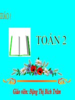 Các Bài giảng khác thuộc Chương trình Toán 2