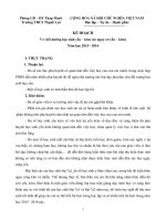 KẾ HOẠCH BỒI DƯỠNG HỌC SINH YẾU KÉM MÔN NGỮ VĂN KHỐI 7