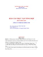 TÌNH HÌNH tổ CHỨC HẠCH TOÁN kế TOÁN tại CÔNG TY TNHH MAY ĐỒNG tâm 