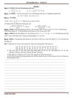 đề cương ôn thi toán lớp 10