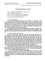 kiểm điểm cá nhân đảng viên