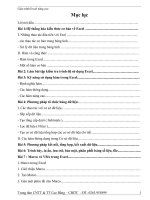 Giáo trình excel nâng cao