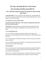 Đề cương  môn pháp luật bảo vệ môi trường