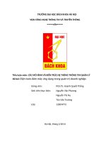 Bài tập môn CÁC MÔ HÌNH VÀ KIẾN TRÚC HỆ THÔNG THÔNG TIN QUẢN LÝ đề tài Điện toán đám mây ứng dụng trong quản trị doanh nghiệp.