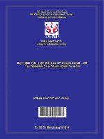 Dạy học tích hợp mô đun kỹ thuật xung – số tại trường Cao đẳng nghề Tp. Hồ Chí Minh