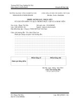 Báo cáo thực tập quản trị kinh doanh: Hoàn thiện công tác quản lý tiền lương tại công ty TNHH RFTech Việt Nam