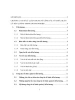 Hoàn thiện công tác tổ chức quản lý tiền lương tại Công ty TNHH Nam Hồng